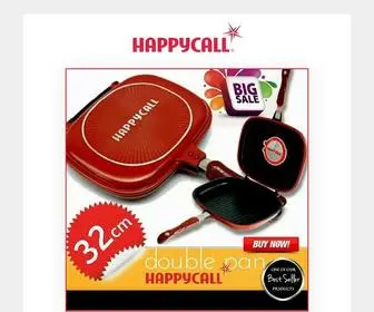 Happycallasli.com(Jual Happy Call Asli Double Pan Jumbo 32 cm Harga Promo) Screenshot