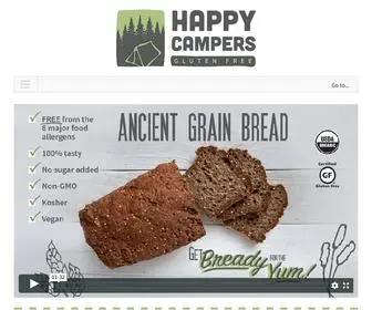 Happycampersgf.com(Happy Campers bread) Screenshot