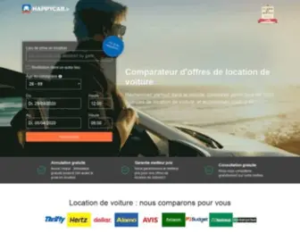 Happycar.fr(ᑕ❶ᑐ Location de voiture à prix réduit France Comparaison des prix) Screenshot