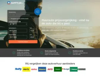 Happycar.nl(ᑕ❶ᑐ Betaalbare autoverhuur Amsterdam Prijsvergelijking) Screenshot