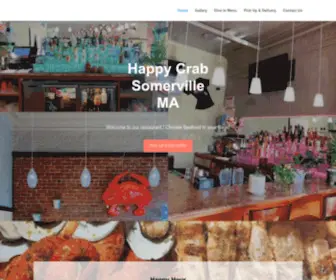 HappycrABCAjunseafood.com(Happy Crab) Screenshot