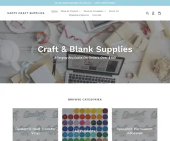 Happycraft.com.au(Happy Craft Supplies) Screenshot