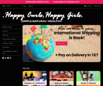 Happycurlshappygirls.com(Fact:Healthy) Screenshot