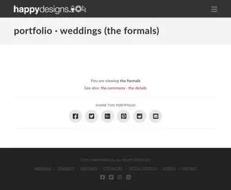 Happydesigns.com(Portraits, concerts, events, product, promo, weddings, kidlets, family) Screenshot