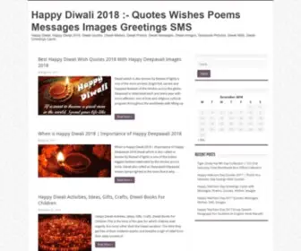 Happydiwali2016.com(Kegiatan Perayaan Hari Besar India) Screenshot