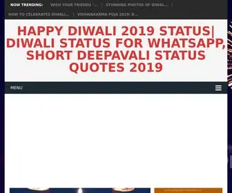 Happydiwalistatus.com(Happy Diwali Status) Screenshot