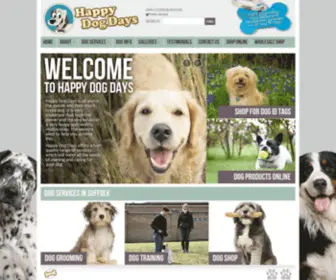 Happydogdays.co.uk(Suffolk dog training) Screenshot