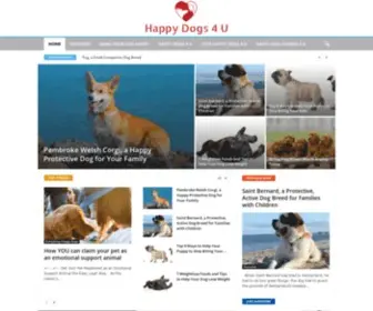 Happydogs4U.com(Happy Dogs 4 U) Screenshot