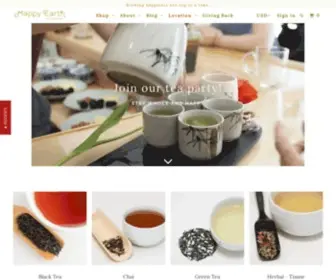 Happyearthtea.com(Happy Earth Tea) Screenshot