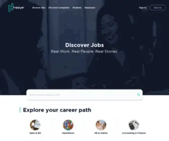 Happyer.io(The career platform for the modern job seeker) Screenshot