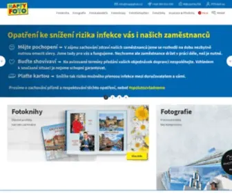 Happyfoto.cz(Fotoknihy, fotokalendáře, fotoobrazy, foto) Screenshot