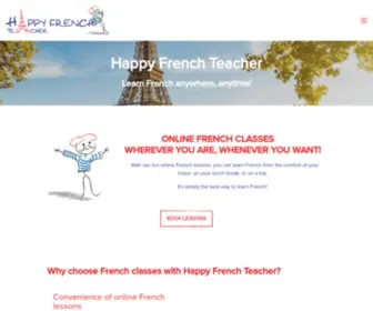 Happyfrenchteacher.com(Online French Classes) Screenshot