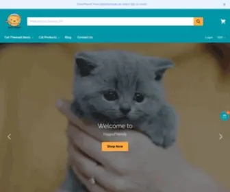 Happyfriendy.com(Your Unique Cat Store) Screenshot