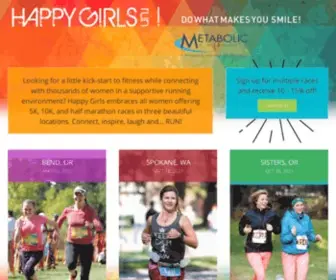 Happygirlsrun.com(Happy Girls Run) Screenshot