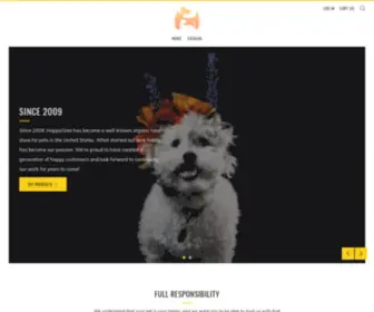 Happygree.com(Premium Organic Supplements and Treats for Dogs & Cats) Screenshot