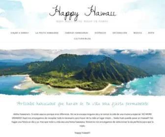 Happyhawaii.es(Nada malo puede pasar en Hawaii) Screenshot