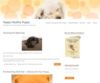 Happyhealthypuppy.com(Happy Healthy Puppy) Screenshot