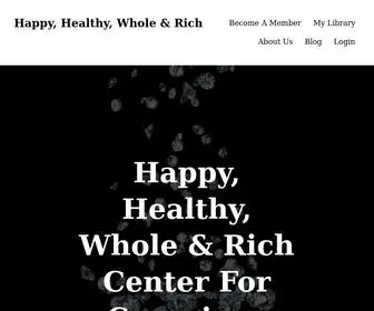 Happyhealthywholerich.com(You Deserve A Happy) Screenshot