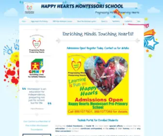 Happyheartsgoa.com(Goa Montessori and Happy Hearts School) Screenshot