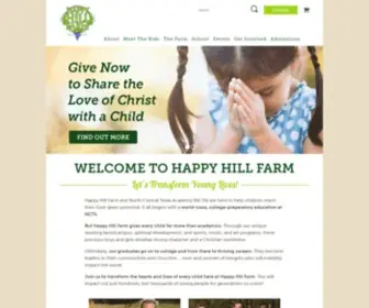Happyhillfarm.org(Happy Hill Farm) Screenshot
