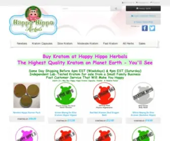 Happyhippoherbals.com Screenshot