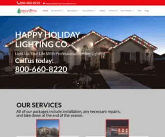 Happyholidaylightingcompany.com(Happy Holiday Lighting Company) Screenshot