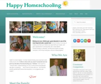 Happyhomeschooling.com(Homeschooling information from a pro) Screenshot