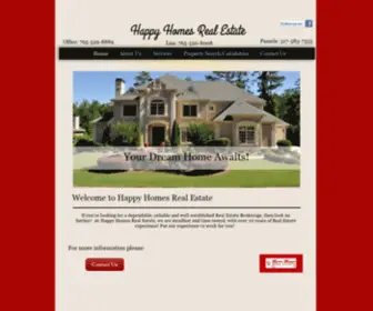 Happyhomesnc.com(Happy Homes New Castle) Screenshot