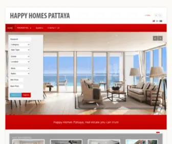 Happyhomespattaya.com(Happy Homes Pattaya Real Estate) Screenshot