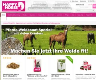 Happyhorse24.de(Happy Horse Superfood Pferdefutter) Screenshot