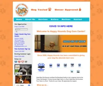 Happyhoundscolorado.com(Happy Hounds Dog Care Center) Screenshot