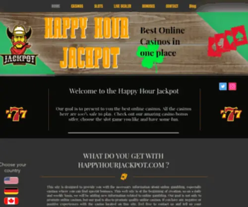 Happyhourjackpot.com(初心者でも安心) Screenshot