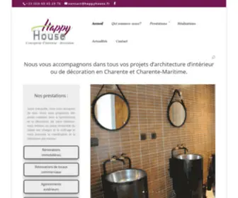 Happyhouse.fr(Décorateur et architecte d’intérieur en Charente) Screenshot