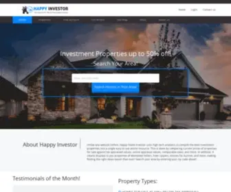 Happyinvestor.com(The Leading Happy Investor Site on the Net) Screenshot