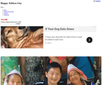 Happyjoblessguy.com(Happy Jobless Guy) Screenshot