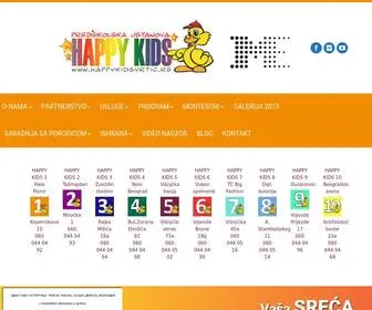 Happykidsvrtic.rs(Predškolska ustanova Happy Kids Beograd) Screenshot