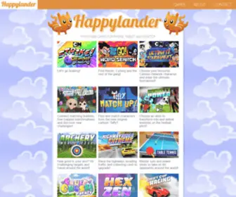 Happylandergames.com(Happylander HTML5 games) Screenshot