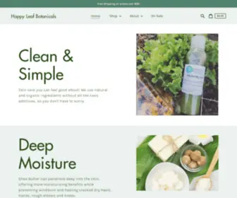 Happyleafbotanical.com(Happy Leaf Botanicals) Screenshot