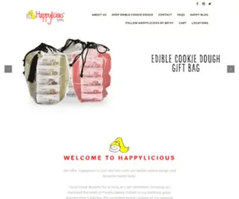 Happylicious.com(Edible Cookie Dough) Screenshot