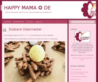 Happymama.de(Private Website) Screenshot