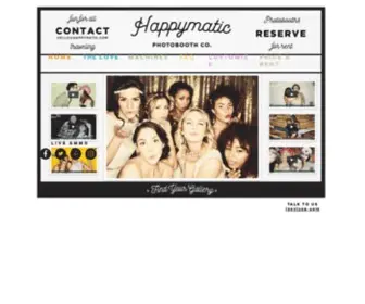 Happymatic.com(Photo Booth Rental Portland Oregon) Screenshot