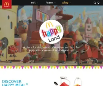 Happymeal.com.au(United) Screenshot