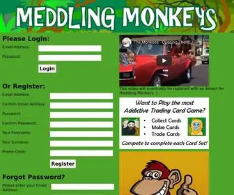 Happymeddling.com(Meddling Monkeys) Screenshot