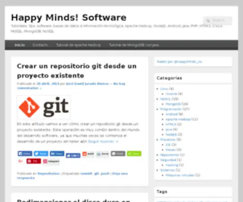 Happyminds.es(Happy Minds) Screenshot