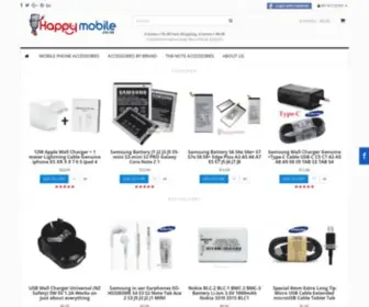 Happymobile.co.nz(Mobile Phone Accessories) Screenshot