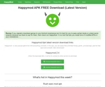 Happymoddownload.com(HappyMod APK Download) Screenshot