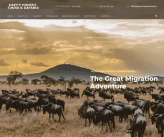 Happymomentstours.com(Safaris and Adventures) Screenshot