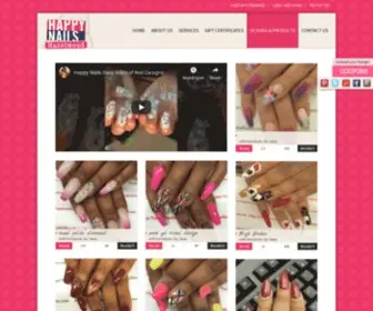 Happynailssara.com(Designs & Products) Screenshot