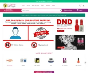 Happynailsupply.com(Happy Nail Supply) Screenshot