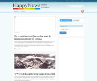Happynews.nl(Goed nieuws) Screenshot